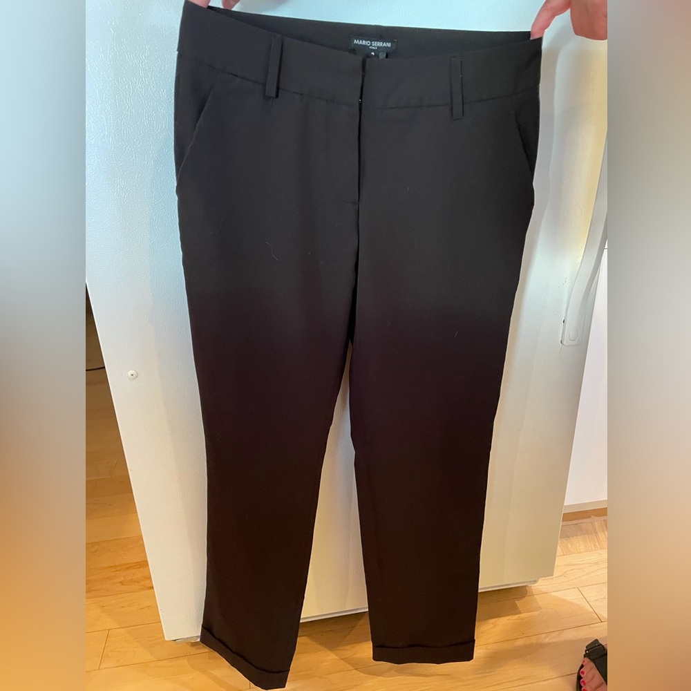 Mario Serrani black dress pants